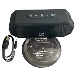 Altec Lansing Jacket H2O Bluetooth Speaker, Black